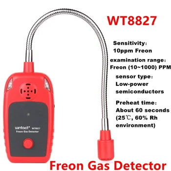 Инструмент WT8827 Детектор фреонового газа Ручной 30 см Тонкий Gooseneck С Сигнализацией Управление одной Рукой Может Проверить Небольшой Источник утечки воздуха
