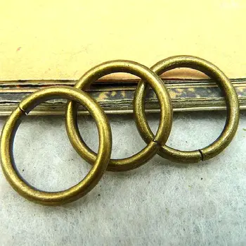 80 шт. 16 мм с линией 1,2 мм, старинное бронзовое уплотнительное кольцо с одним кругом, петля для круга, Оптовая продажа ювелирных аксессуаров DIY