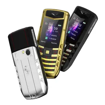 SERVO V5 PRO Уникальный дизайн мобильного телефона, обтекаемый корпус, металлический каркас, 2G, две SIM-карты, светодиодный фонарик, волшебный голос, роскошный мобильный телефон