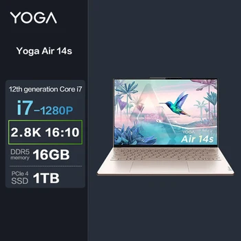 Новый ноутбук Lenovo YOGA Air14s Intel Core i7-1280P с 14-дюймовым сенсорным экраном 2.8K 90 Гц OLED