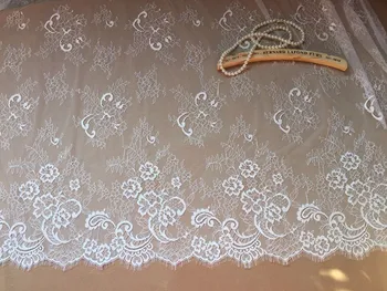 Кружевная отделка в виде цветка 100x150 см, кружевная ткань для ресниц, ткань для украшения одежды, аксессуары для шитья платьев