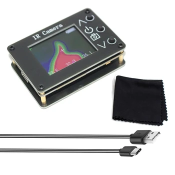 MLX90640 1,8-дюймовый ЖК-цифровой дисплей Инфракрасный тепловизор Датчик температуры Ручной ИК-термограф