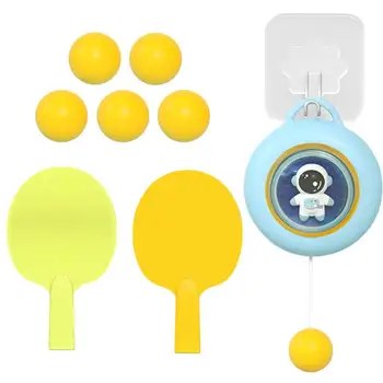 Набор для самоподготовки в помещении для настольного тенниса, подвесной тренажер для настольного тенниса, Домашняя игрушка для взаимодействия родителей и детей, Двойная игрушка для спарринга