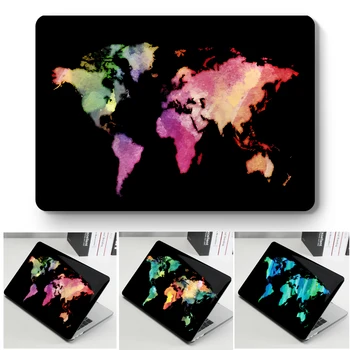 3D нарисованные карты мира Для Macbook Air 13 A2337 A2179 A2338 2020 M1 Chip Pro 13 12 11 15 A2289 Mac book Pro 16 A2141 Чехол