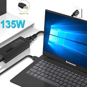 20 В 6.75A 135 Вт Адаптер Питания Зарядное устройство для ноутбука, Совместимое с Lenovo IdeaPad Y40-70 Y50-70 Y50-70AM-IFI Y70-70 Y700 Z710