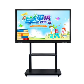 Touchpie 65 дюймов 4k классная смарт-доска экран плоская панель интерактивное обучение мультицифровой электронный ЖК-конденсаторный экран
