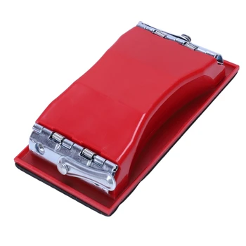 Прямоугольная бумага с зернистостью держатель для наждачной бумаги ручная шлифовальная машина красный черный