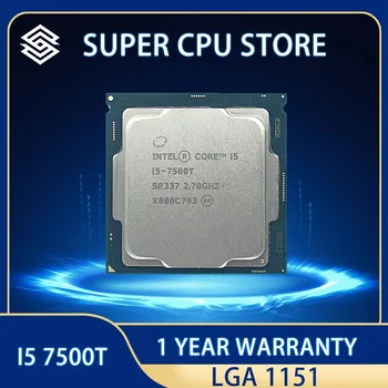 Процессор Intel Core i5-7500T i5 7500T, 2,7 ГГц, четырехъядерный, 4 потока, 6 Мб, 35 Вт, LGA 1151