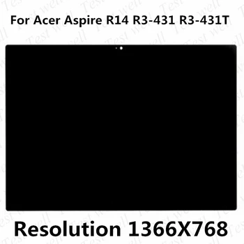 Оригинальная замена для Acer Aspire R14 R3-431 R3-431T Сенсорный светодиодный ЖК-экран Дигитайзер в Сборе дисплей сенсорная стеклянная панель