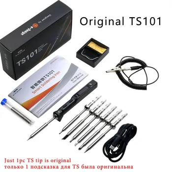 Оригинальное мини-ОБОРУДОВАНИЕ TS101 USB Электрический паяльник с регулируемой температурой Цифровой припой TS100 Обновление без оригинальных наконечников