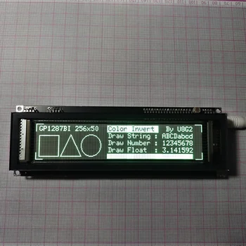 Флуоресцентный дисплей 6,1 Дюйма VFD256x50 GP1287, Флуоресцентный графический матричный Дисплейный модуль