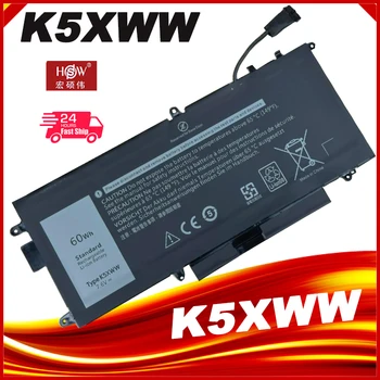 Аккумулятор для ноутбука K5XWW для Dell Latitude 13 7389 7390 2- серии 1 и 5289 2-в-1 для ноутбуков 6CYH6 71TG4 725KY 60Wh