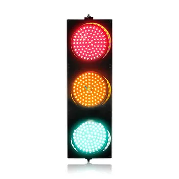 200 мм 8 Дюймов 3 аспекта Красный Желтый зеленый сигнал Корпус ПК Безопасность дорожного движения светодиодный светофор