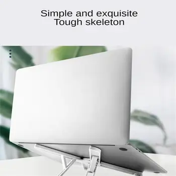 Универсальная Подставка Для ноутбука Macbook 13 15 Air Lenovo Samsung Охлаждающая Подставка Для Ноутбука Регулировка Складывания Подставки Для Кронштейна Ноутбука