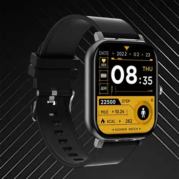 Интеллектуальные водонепроницаемые смарт-часы с сенсорным экраном Bluetooth и пульсометром -идеальный компаньон для фитнеса