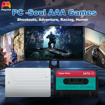 AAA Игры HDD Playnite System Внешний игровой жесткий диск для PS4/PS3/PS2/Saturn/WiiU/MAME/Gamecube Компьютерные игры 2T 5T Для ноутбука/ПК