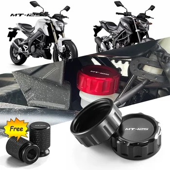 Для Yamaha MT-125 MT125 MT 125 2015-2021 2022 2023 Мотоцикл с ЧПУ Алюминиевый Задний Цилиндр Тормозной Жидкости Крышка Главного Резервуара Крышка