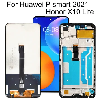 6,67 ЖК-дисплей Для Huawei P smart 2021 ЖК-дисплей с Сенсорным экраном, Сменные Аксессуары В Сборе Для Honor X10 Lite/Y7A DNN-LX9 LCD