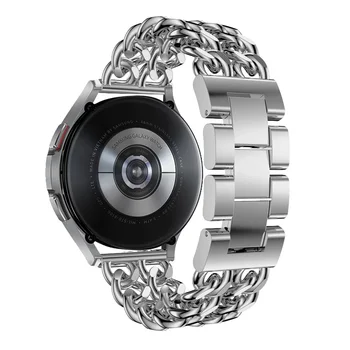 Металлический Ремешок для Samsung Galaxy Watch 4 5 40 мм 44 мм Watch4 Classic 42 46 мм 5 pro 45 мм Браслет Amazfit Gts2 4 Mini 20 мм 22 мм Ремешок
