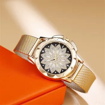 Лучшие Брендовые Женские часы Элегантные Часы со стальным Ремешком, Креативные женские часы Wild Lady, Модные Кварцевые наручные часы Montre Femme