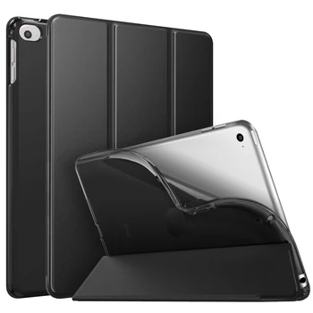 Чехол Для нового iPad Mini 5 2019 (5-го поколения 7,9 дюйма) iPad Mini 2019 Чехол с подставкой, мягкая полупрозрачная матовая задняя крышка из ТПУ