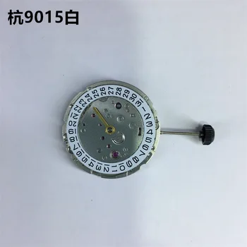 Аксессуары для часового механизма совершенно новый отечественный механический механизм Ханчжоу 9015 с календарем и трехконтактным механизмом с автоподзаводом