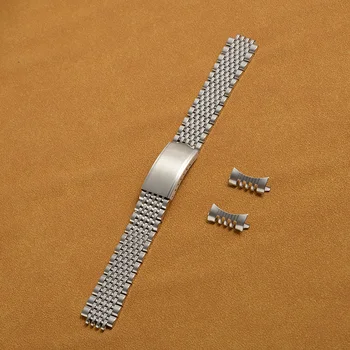 Новый 18-миллиметровый 20-миллиметровый рисовый ремешок-браслет из прочной нержавеющей стали для часов Fit O Watch