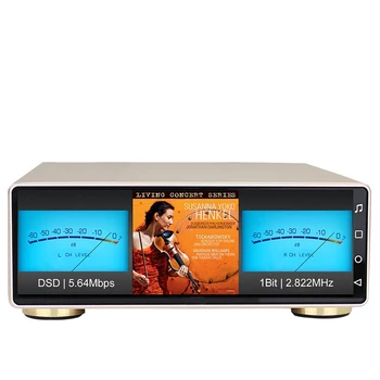 Музыкальный плеер JF Digital MX-3A Android 10.0 DSD512 MQA с Декодированием Двойного CS43198 BT5.0 Проигрыватель DAC APP Control Русско-Корейское Меню