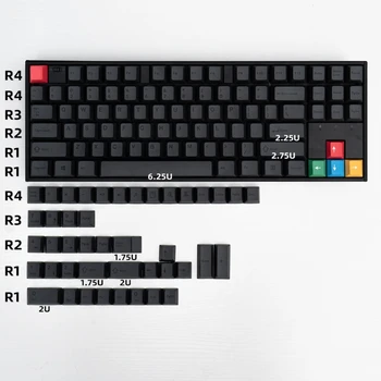 130-клавишный дублирующий колпачок для ключей JapaneseCherry Keycaps для механической клавиатуры