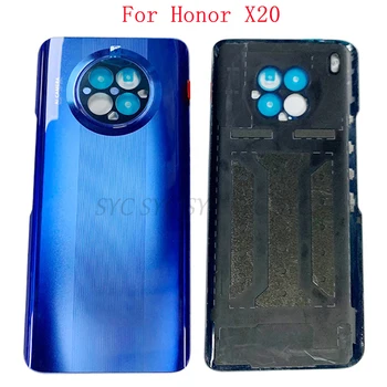 Оригинальная крышка батарейного отсека, чехол на заднюю дверь, корпус для Huawei Honor X20, задняя крышка с логотипом, запчасти для ремонта