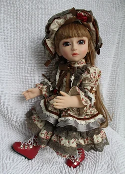 Красивая кукла SD/BJD 18 дюймов, высококачественная кукла ручной работы, подходящая для суставов, подходит для детей и подарка на день рождения