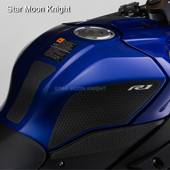 Для Yamaha YZF R1 R1M YZFR1 YZF-R1 2015-2021 Боковая Накладка на Топливный бак Защитные Накладки На Бак Наклейки Наклейка Газовая Наколенник Тяговая Накладка