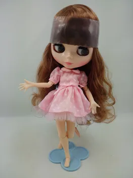 Кукла ню Блит, кукла с каштановыми волосами, Фабричная кукла, Модная кукла, подходящая для самостоятельного изменения BJD игрушки для девочек