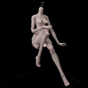 Новое женское кукольное тело 1/4 белого цвета/тело из смолы с нормальной кожей для девочек, игрушки для одевания своими руками без макияжа
