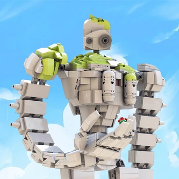 MOC 20801 Небесный Замок Лапутан Модель робота Строительные блоки Анимированный персонаж DIY Конструкторы Детские игрушки в качестве рождественских подарков