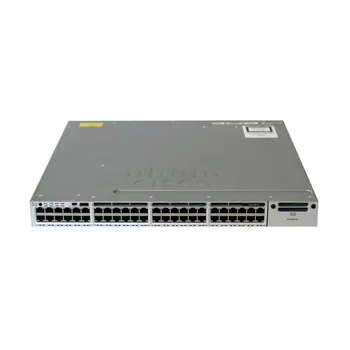 Базовый коммутатор локальной сети WS-C3850-48P-S WS-C3850-48P-L WS-C3850-48P-E 48 Ethernet PoE + порт 715 Вт переменного тока