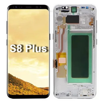 Оригинальный S8 + AMOLED Для Samsung Galaxy S8 Plus G955FD G955U G955F G955V ЖК-дисплей с сенсорным экраном В Сборе, Дигитайзер С Дефектами