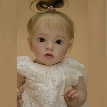 58 см Готовая Мисси Бебе Реборн девочка Ручной работы, расписанные реалистичные художественные куклы Реборн для малышей в подарок детям