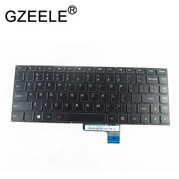 Новая английская клавиатура GZEELE для LENOVO IDEAPAD YOGA 700-14 700-14ISK Yoga 2 13 Клавиатура Черная с ПОДСВЕТКОЙ США