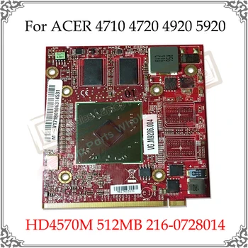 Оригинальная Графическая карта HD 4570M HD4570M 512MB 216-0728014 Для ACER 4710 4720 4920 5920 Замена видеокарты с Дисплеем GPU GDDR2