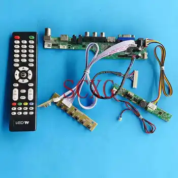 ТВ Аналоговый монитор Панель Плата контроллера Подходит для M238HAN01.0/1/2/3 VGA AV USB RF 23,8 