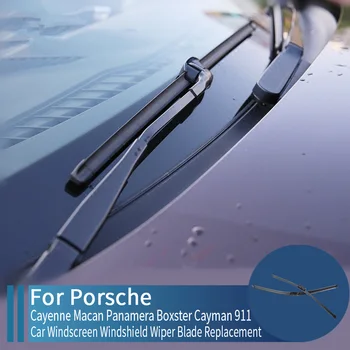 Для Porsche Cayenne Macan Panamera Boxster Cayman 911 Аксессуары для лобового стекла Автомобиля Замена щетки стеклоочистителя