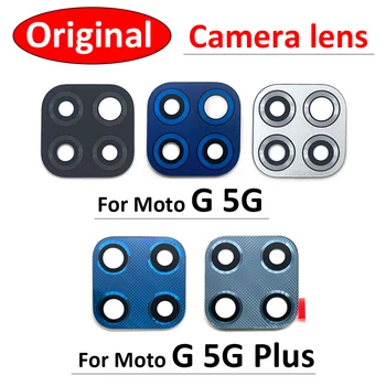 Оригинальный новый стеклянный объектив задней камеры для Motorola Moto G 5G / G 5G Plus с оригинальной наклейкой