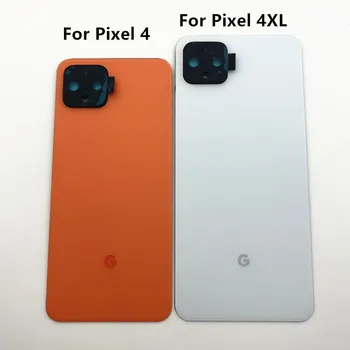 оригинал Для Google Pixel 4 Задняя Крышка Батарейного отсека Задняя Крышка Корпуса Для Google Pixel 4XL Задняя крышка Батарейного отсека С Объективом Камеры