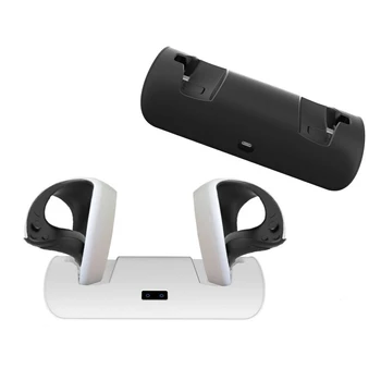 Для PS VR2 Ручка Зарядная док-станция с подсветкой дисплея Для легкой зарядки геймпада PSVR2