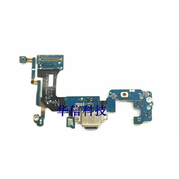 Разъем для док-станции для зарядки Для Samsung Galaxy S8 G9500 Плата зарядного устройства Гибкий кабель Запчасти для ремонта