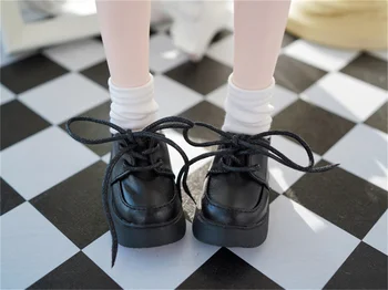 Обувь BJD/SD Подходит для кукол 1/4 / 1/6 размера, маленькие кожаные туфли на шнуровке, кожаные туфли на платформе, аксессуары bjd