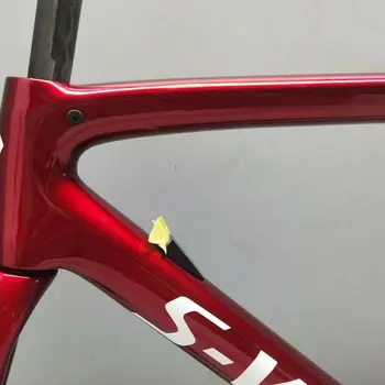 Рама дорожного Велосипеда SL6 Red V Brake T1100 Carbon Fiber Frame Велосипедная Рама Fit Di2 Сделано в Тайване