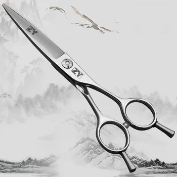 6-дюймовые ножницы для волос, профессиональные японские парикмахерские ножницы из нержавеющей стали для салона Парикмахера, высококачественное Серебро