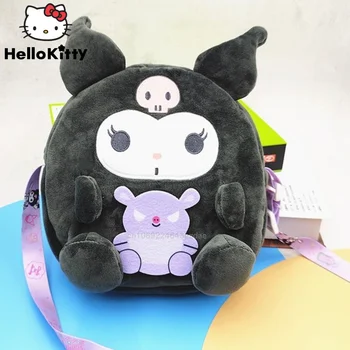 Sanrio Kuromi/ Модные плюшевые сумки на плечо, женские сумки с милым Рисунком My Melody, Модная Дизайнерская сумка-мессенджер Y2k, сумки с вышивкой для девочек